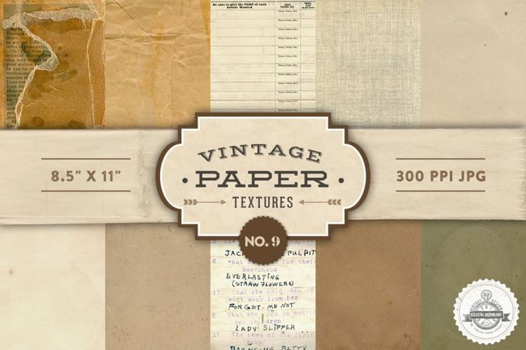 经典纸纹理 Vintage Paper Textures