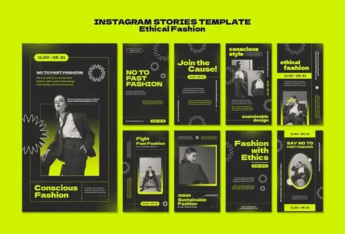 欧美道德时尚大牌酸性艺术大胆配色排版Ins自媒体宣传海报设计