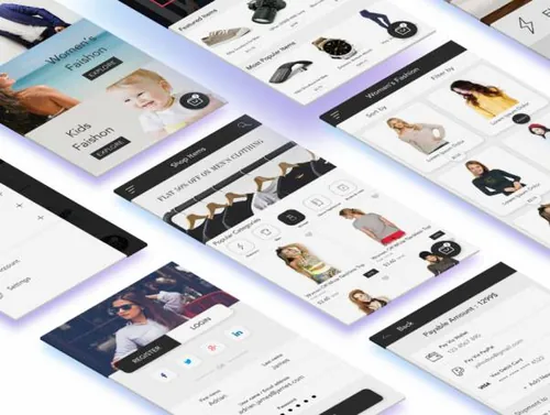 电子商店应用程序用户界面工具包E Shop App UI Kit