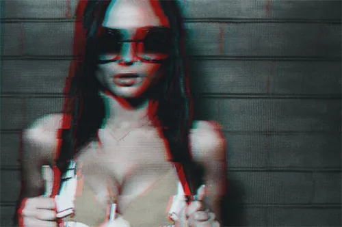 时尚高端抖音故障效果ps批量动作预设awesome-digital