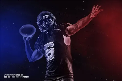 双光艺术照片后期处理ps动作Surreal Face