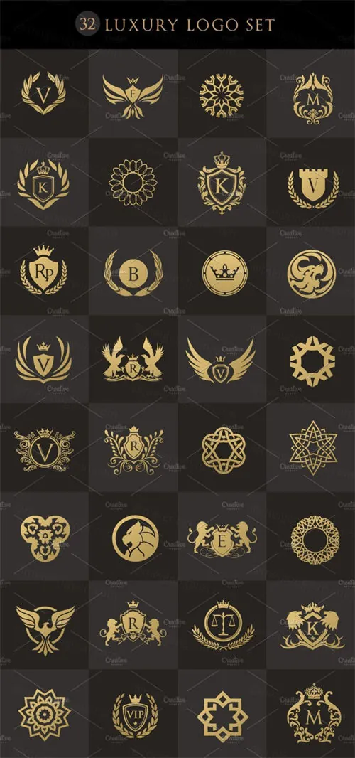 奢华logo素材 32 Luxury logo Set II