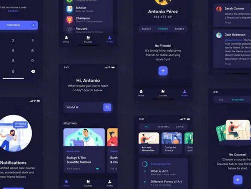 移动应用程序用户界面工具包 Mobile App UI Kit