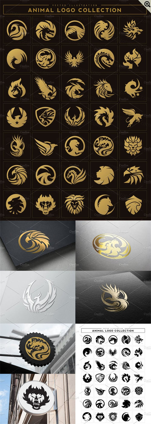 动物logo集 35 Animal Logo Set