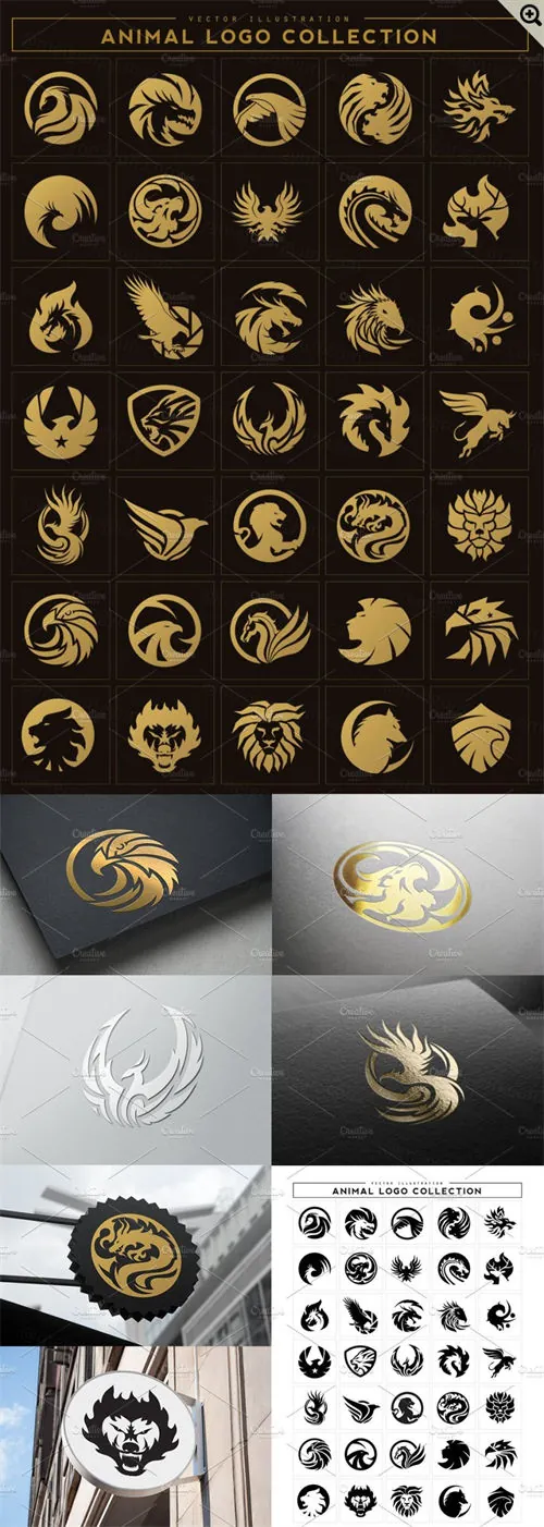 动物logo集 35 Animal Logo Set