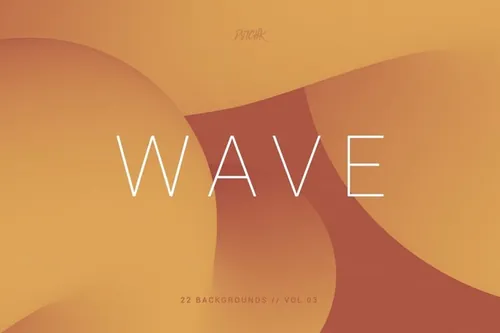 平滑渐变波纹背景 Wave  Smooth Backgrou