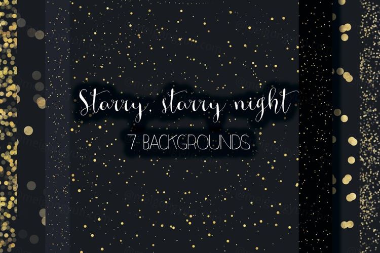 星夜背景背景 starry night backgrounds