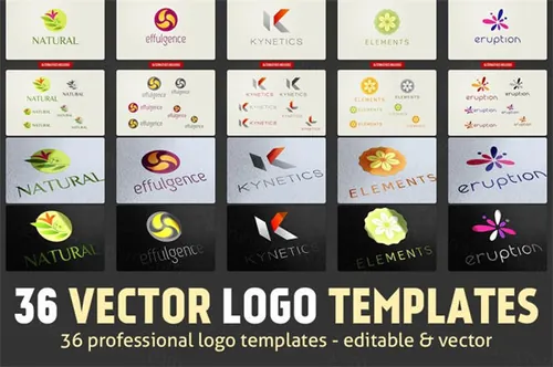 矢量Logo模板 36 Vector Logo Templates