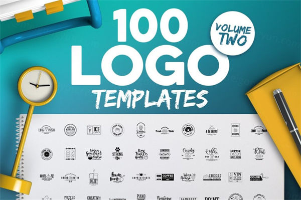 新Logo模板100 Fresh Logo Templates