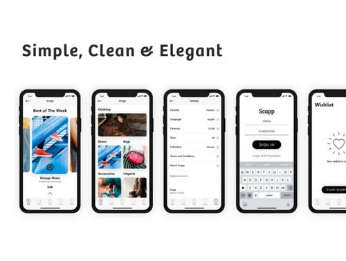 电子商务高级用户界面工具包Scapp — eCommerce Prem