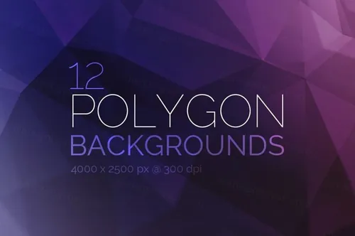 多边形图案背景纹理 Polygon Backgrounds