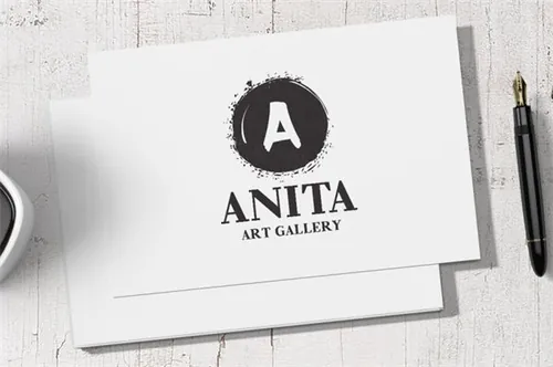 A为主题的logo模板 Anita Art  Letter A Logo