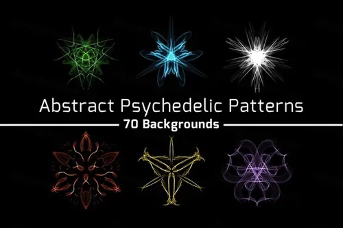 抽象幻视图案纹理 Abstract Psychedelic