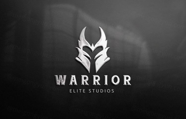 战士精英创意logo模板 Warrior Elite