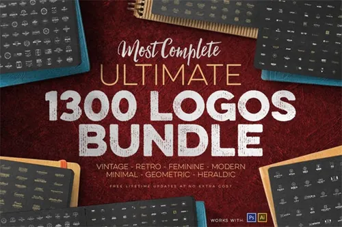 1300Logos 模版1300 Logos Ultimate Bundle