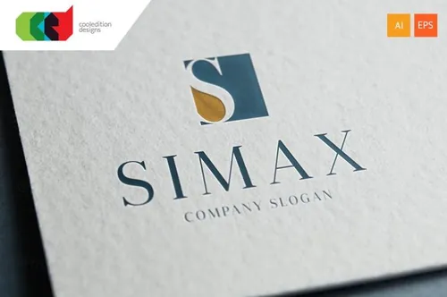 S为原型的logo模版 Simax Logo Template