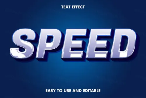 三维立体金属特效字体文本特效可编辑EPS矢量模板素材3d editable text style effect