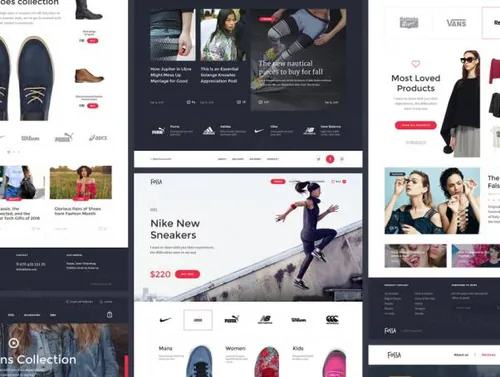 电子商务用户界面工具包Fossa Ecommerce UI Kit