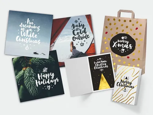 圣诞节元素Merry Christmas Lettering