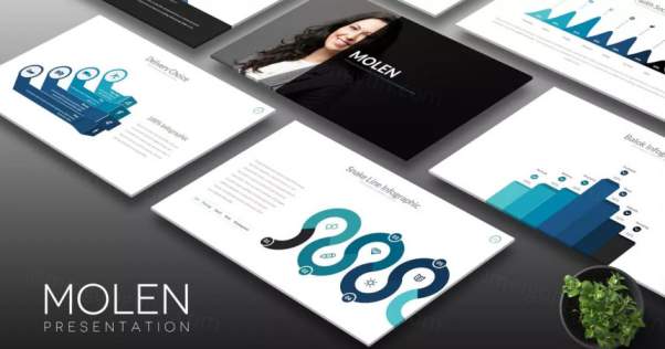 白色简约风工作总结汇报计划PPT素材 Melon Powerpoint