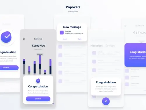移动应用程序用户界面工具包Spojeeto Mobile App UI