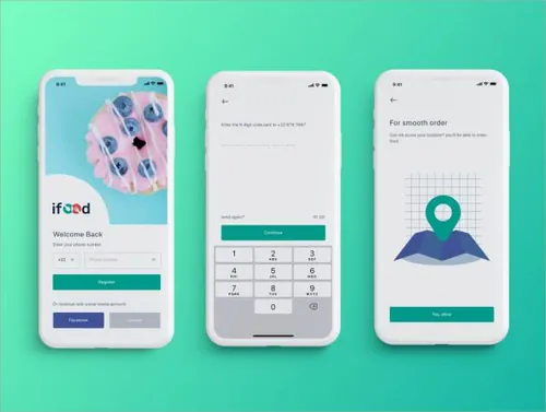 食物用户界面工具包iFood UI Kit
