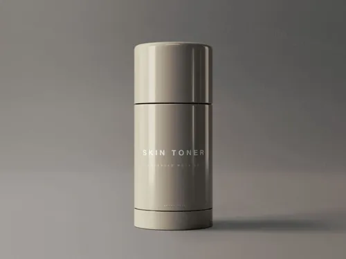 护肤品爽肤水瓶子外观设计展示样机  Skin Toner Mockup