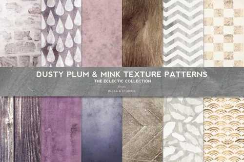 材质图案纹理背景 Dusty Plum  Mink