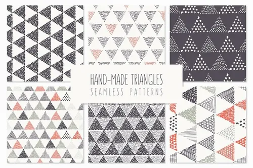 三角形图案背景纹理 Triangles Seamless