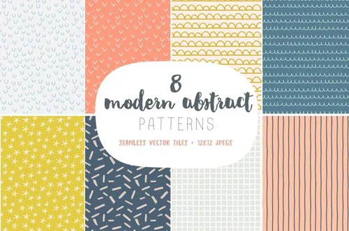 现代抽象背景纹理 Modern abstract patterns