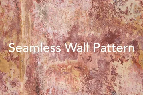 墙壁肌理素材背景纹理 Tileable Seamless Pink Wall