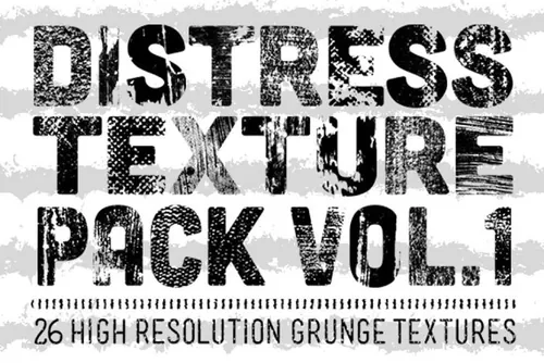手工制作墨印肌理纹理v1 Distress Texture