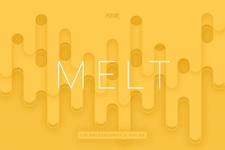 圆形背景纹理v3 Melt  Rounded Backgro