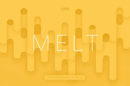 圆形背景纹理v3 Melt  Rounded Backgro
