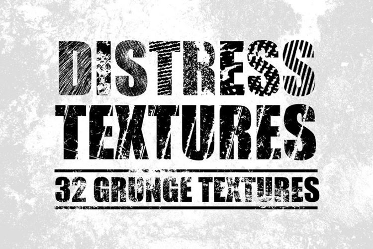 分辨率手工制作肮脏斑迹墨水纹理 Distress Texture