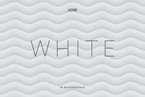 白色柔和抽象波纹背景纹理 White Soft Abstra