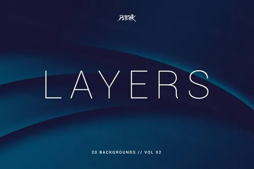 分层波纹曲线背景纹理v2 Layers  Wavy Curv