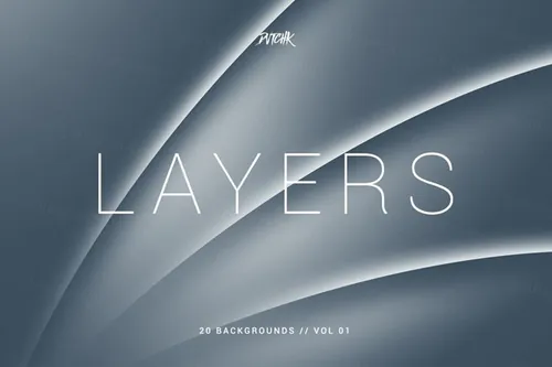 几何背景纹理 Layers  Wavy Curves Bgs