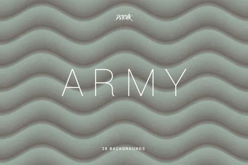 军绿色柔和抽象波纹背景 Army  Soft Abstrac
