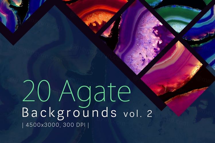 20个时尚高端震撼轻奢质感agate backgrounds