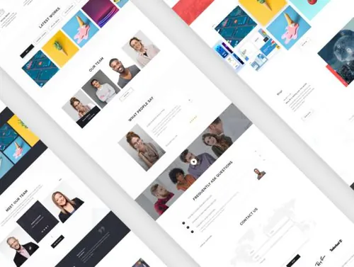 区块链技术矢量概念插画设计Stylus000