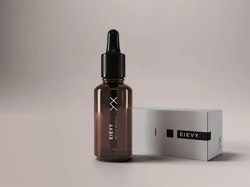 医用滴管包装设计样机PSD模板 Dropper Packaging Mockup