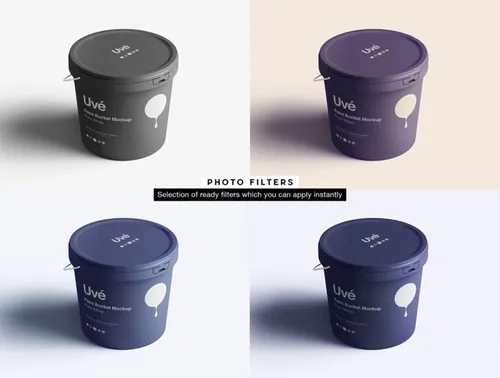 环保油漆桶外观设计样机模板  Paint Bucket Mockup