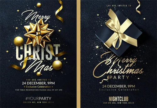 20款高品质圣诞节海报源文件Christmas