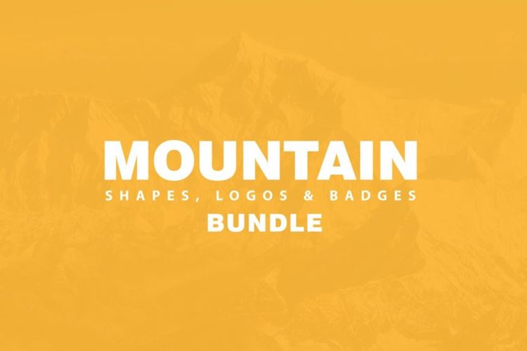 大量logo模板素材合集 Mountain Related Bundle