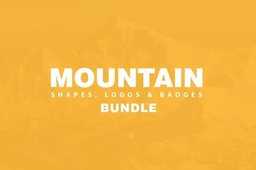 大量logo模板素材合集 Mountain Related Bundle