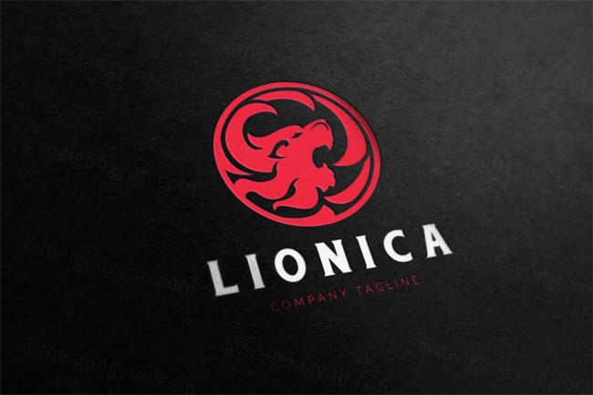 狮子LOGO模板 Lion Logo
