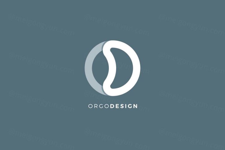 字母LOGO模板Design O D Letter Logo Template