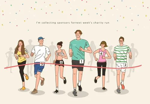 Team Spirit 韩国扁平化风格体育团队精神庆祝AI矢量插画素材 ti013a22303