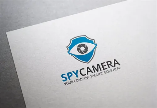 间谍相机LOGO模板 Spy Camera Logo